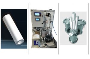 Keramik-Testmembrane und smart5-Pilotanlage