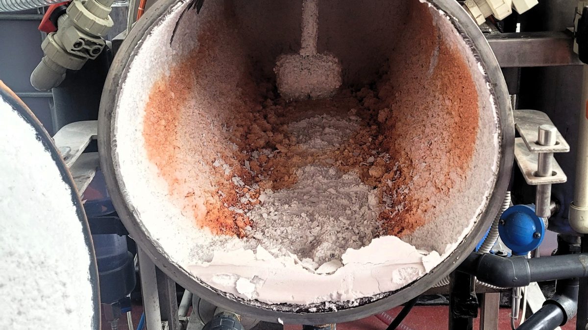 Vakuumverdampfer mit Scraper als Wärmepumpenverdampfer